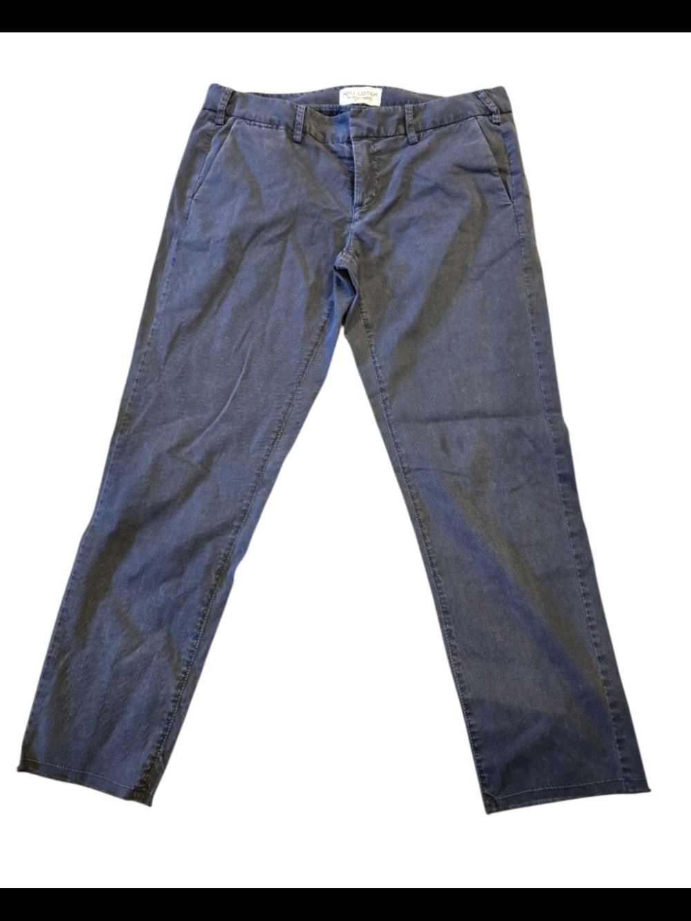 Nili Lotan French Military Pants in the "Carbon" wash size 6